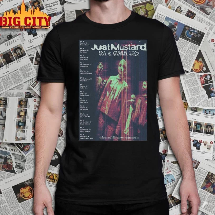 Just Mustard American And Canada Tour 2026 Poster Shirts