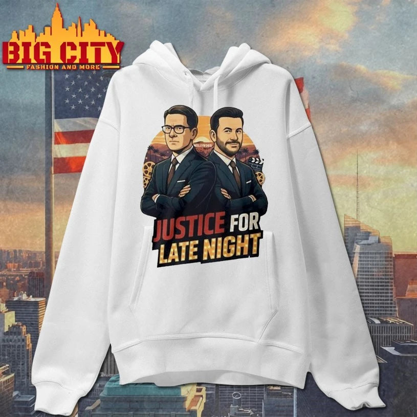 Justice for Late Night Jimmy Kimmel Stephen Colbert Shirt