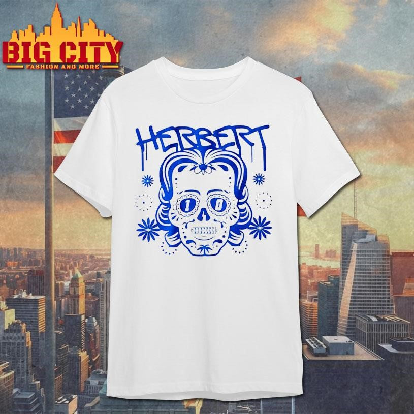 Justin Herbert Sugar Skull Remix Los Angeles Chargers shirt