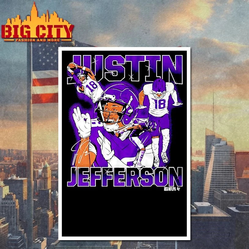 Justin Jefferson Minnesota Vikings Masterpiece signature shirt