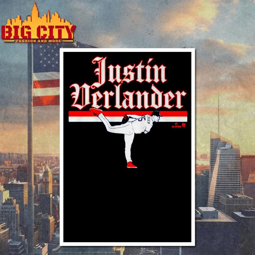 Justin Verlander Detroit Ace Pose Shirt