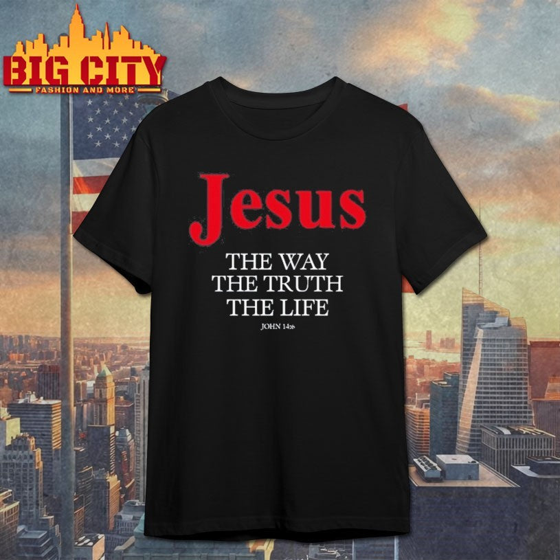 Kai Cenat Wearing Jesus The Way The Truth The Life John 14 6 shirts