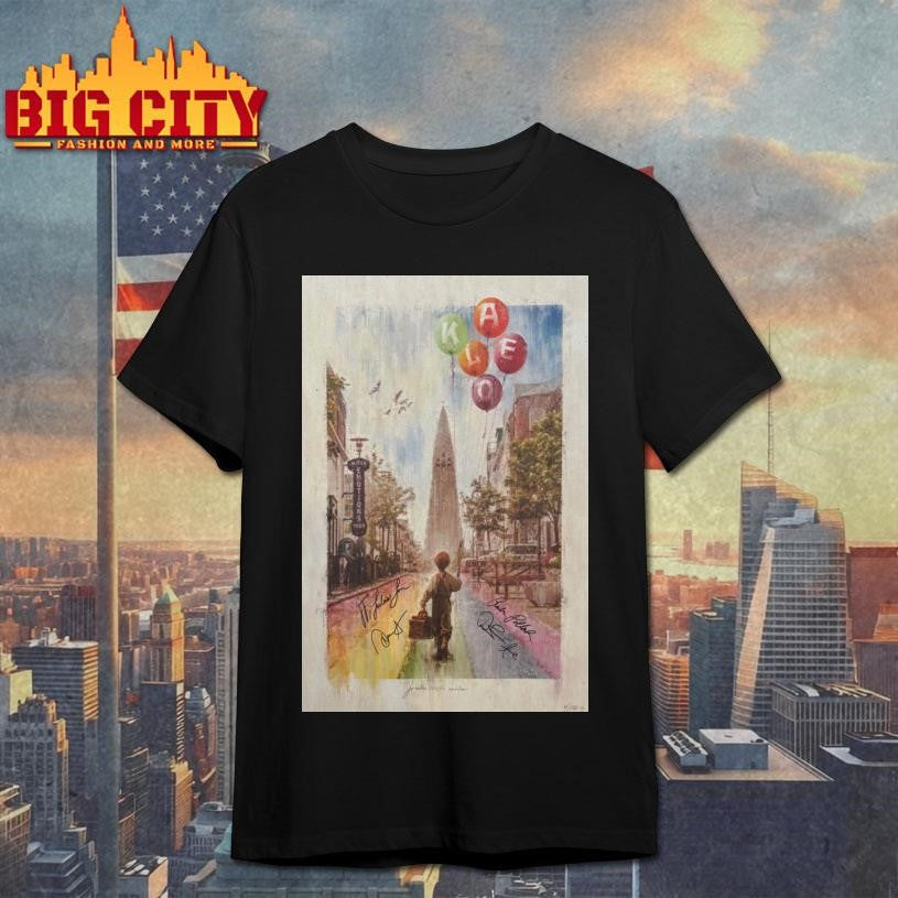 Kaleo Somewhere Over The Rainbow Poster Signed Shirt