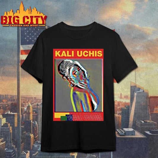 Kali Uchis Pop Music Glitch Art Retro Poster Shirt