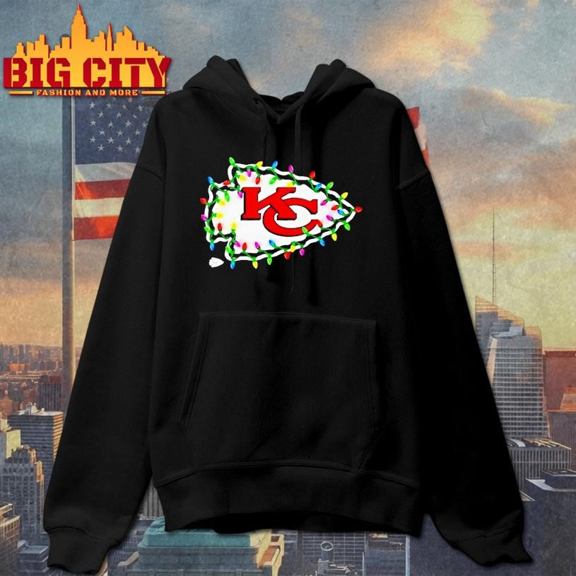 Kansas City Chiefs Logo Holiday Lights Shirt