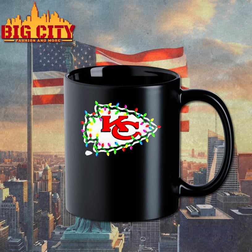 Kansas City Chiefs Logo Holiday Lights Shirt