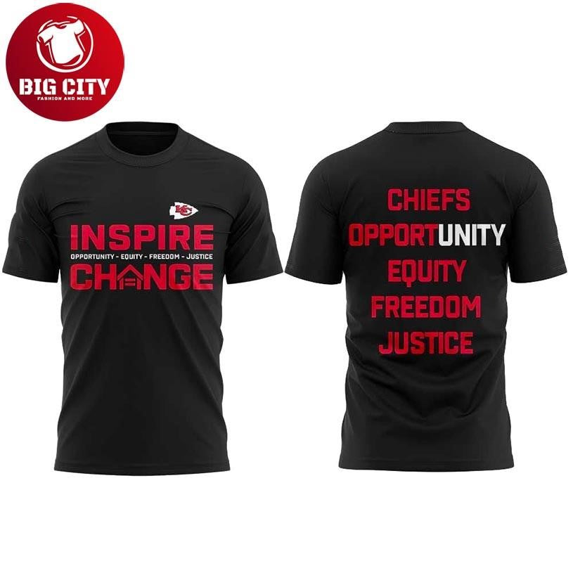 Kansas City Chiefs x Inspire Change 2025 Two Sided Shirt