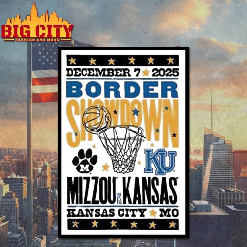 Kansas Jayhawks Summit 2025 Border Showdown Shirt