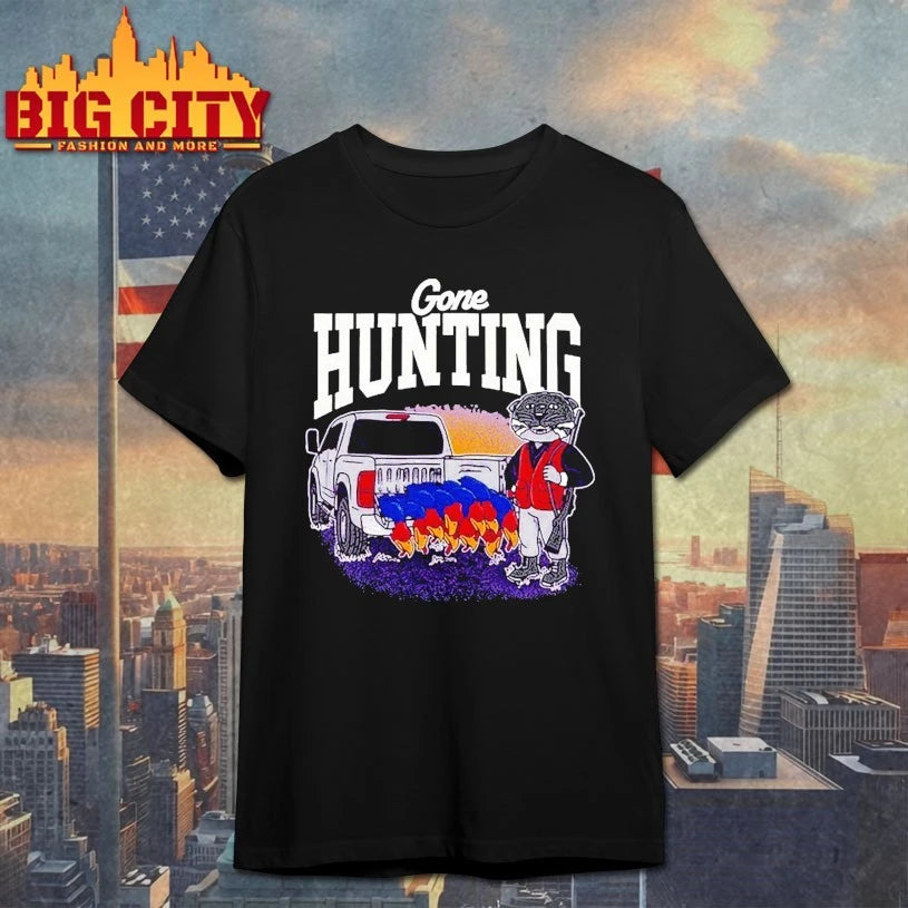 Kansas State Wildcats Gone Hunting Kansas Jayhawks Mascot shirt