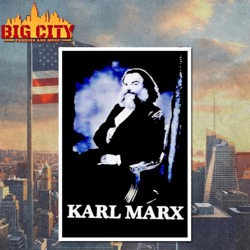 Karl Marx Jack Black Photo Shirt