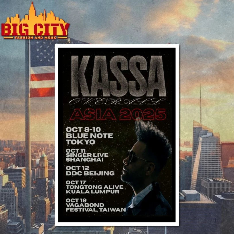 Kassa Overall Tour 2025 Poster Shirt