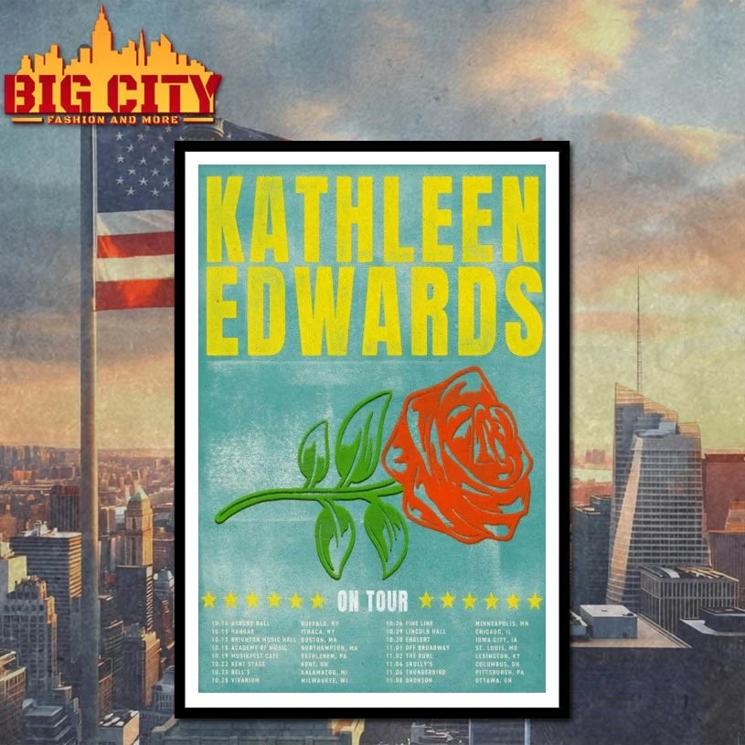 Kathleen Edwards Tour October And November 2025 Poster shirts
