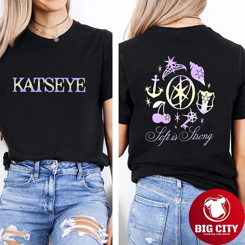 Katseye Kpop Graphics Shirt Katseye Beautiful Chaos Two Sided Shirt