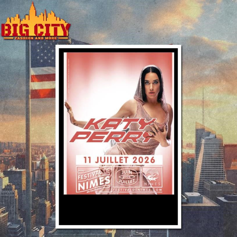 Katy Perry Festival Of Nimes 2026 At The Arena of Nîmes On July 11 2026 Home Decor Poster Shirt