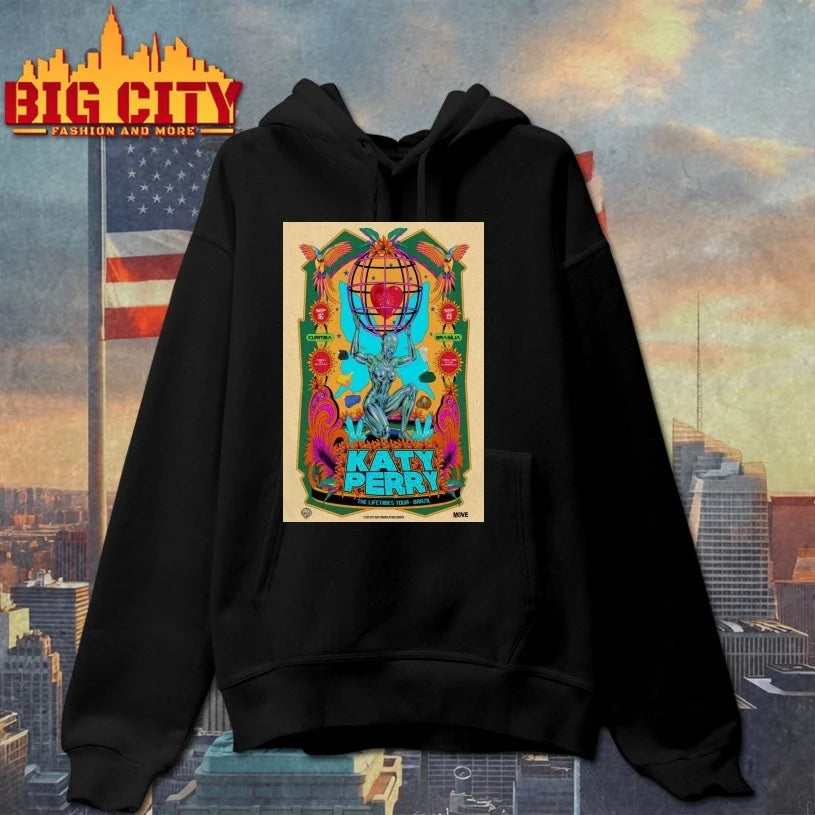Katy Perry The Lifetimes Tour Brazil 2025 Poster Shirt