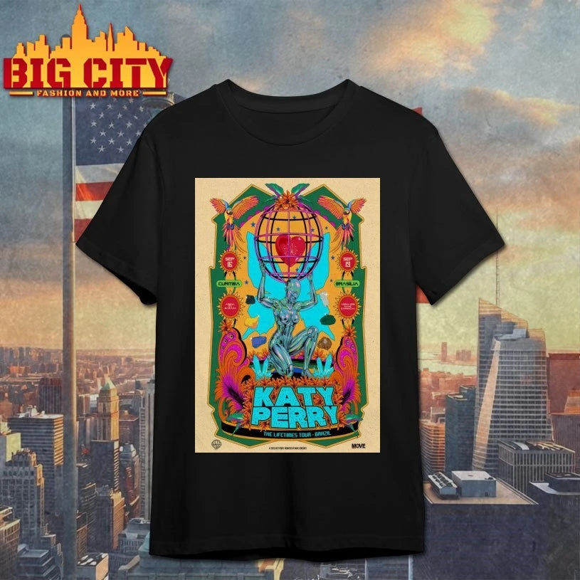 Katy Perry The Lifetimes Tour Brazil 2025 Poster Shirt
