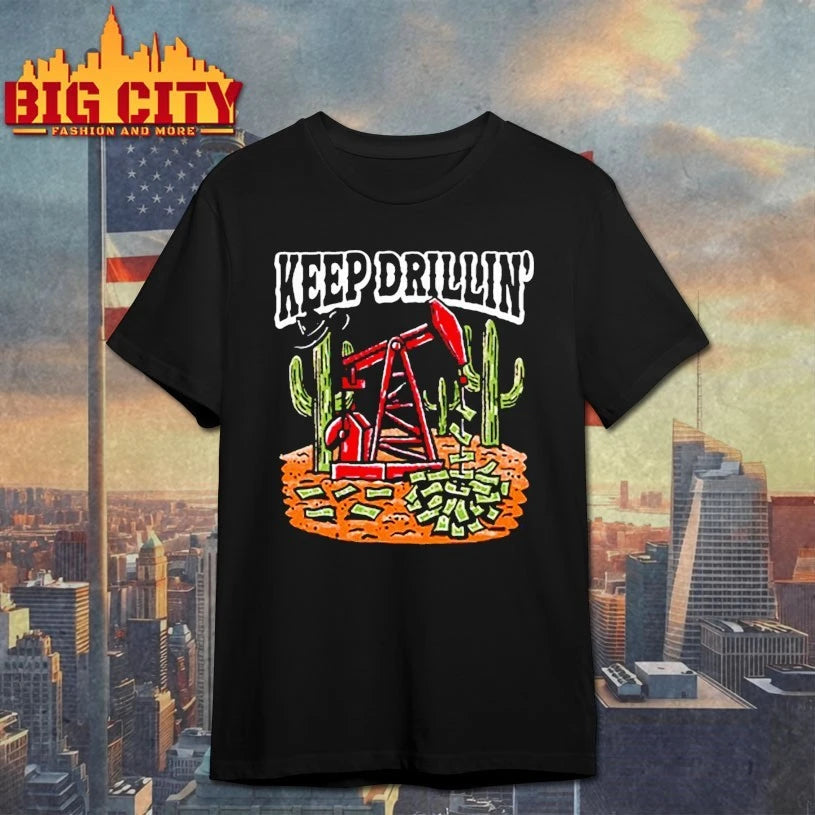 Keep Drillin’ Pocket from Barstool U graphic shirt