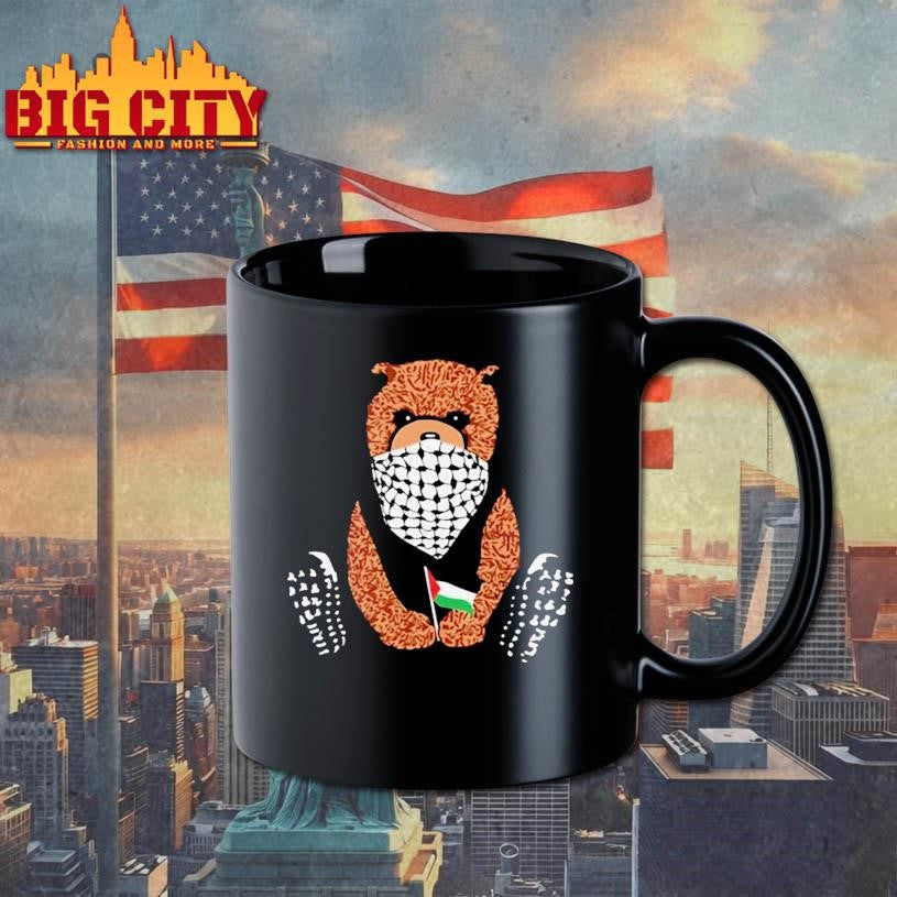 Keffiyeh Bear Pali Bear Palestine Shirt
