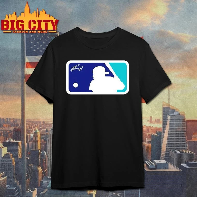 Ken Griffey Jr MLB logo signature shirt