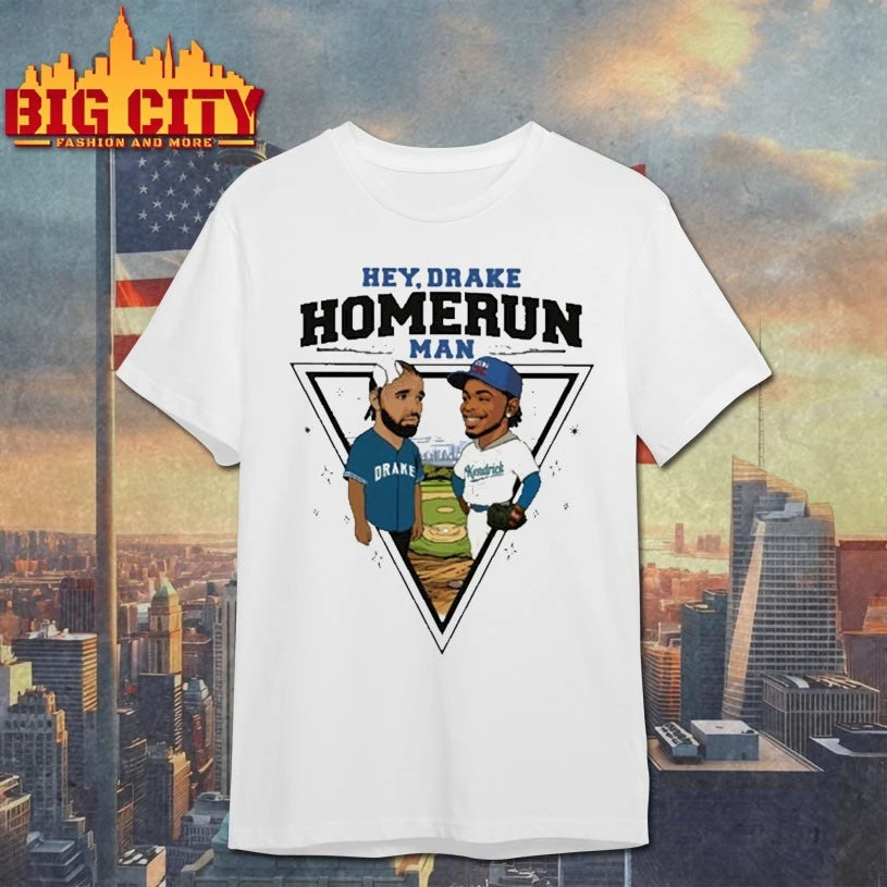 Kendrick Lamar Los Angeles Dodgers Vs Toronto Blue Jays Hey Drake Homerun Man shirt