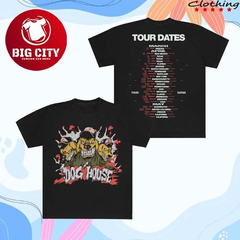 Kenny Mason Dog House Tour Two Sided Shirt