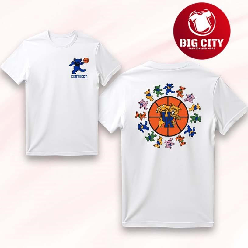 Kentucky x Grateful Basketball Circle Bears 2025 Two Sided Shirt