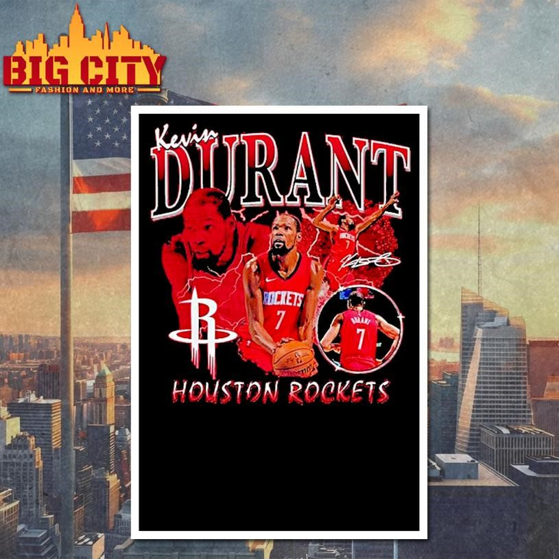 Kevin Durant Houston Rockets Player Collage Shirt