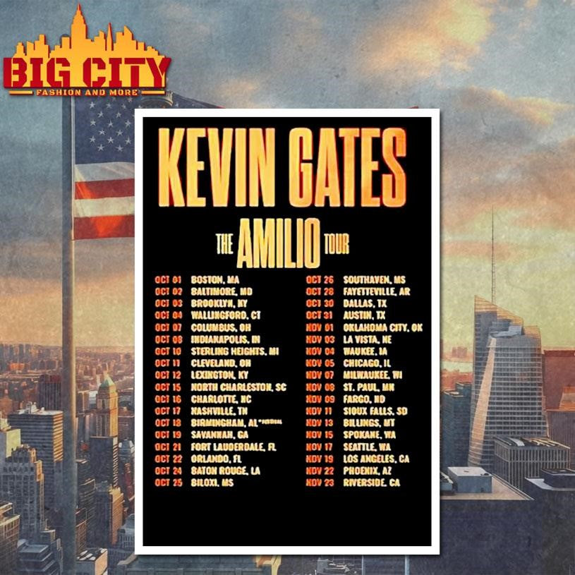 Kevin Gates The Amilio Tour 2025 Shirt