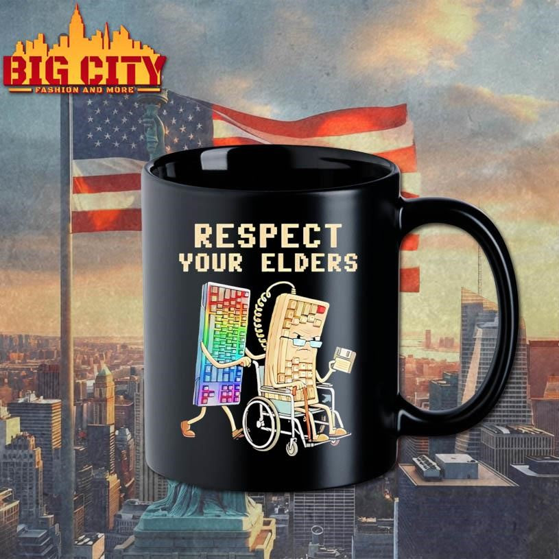 Keyboard Respect Your Elders Shirt