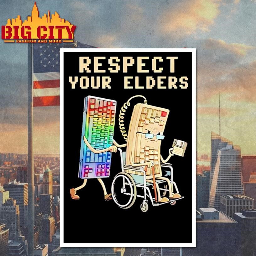 Keyboard Respect Your Elders Shirt
