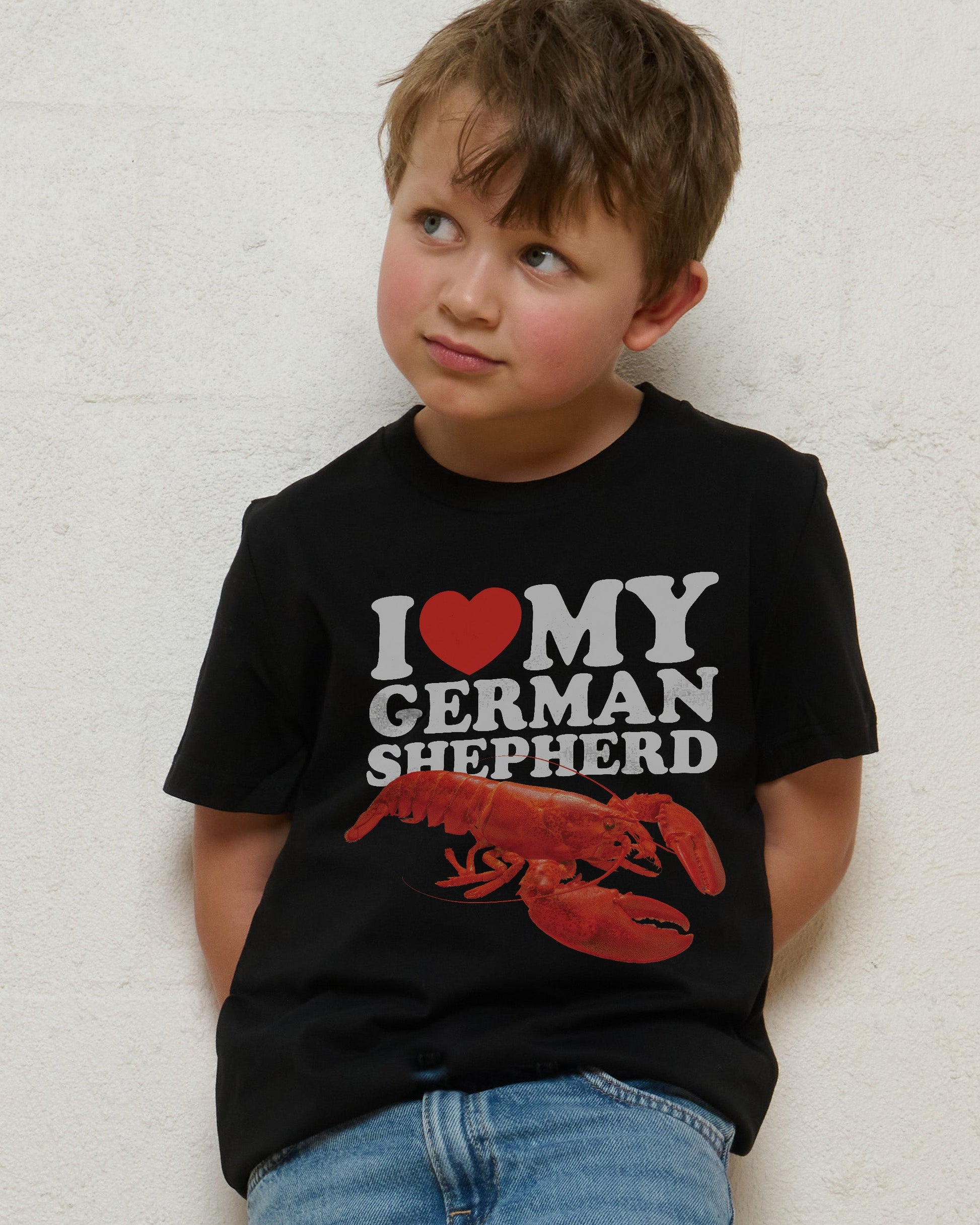 I Love My German Shepherd Kids T-Shirt
