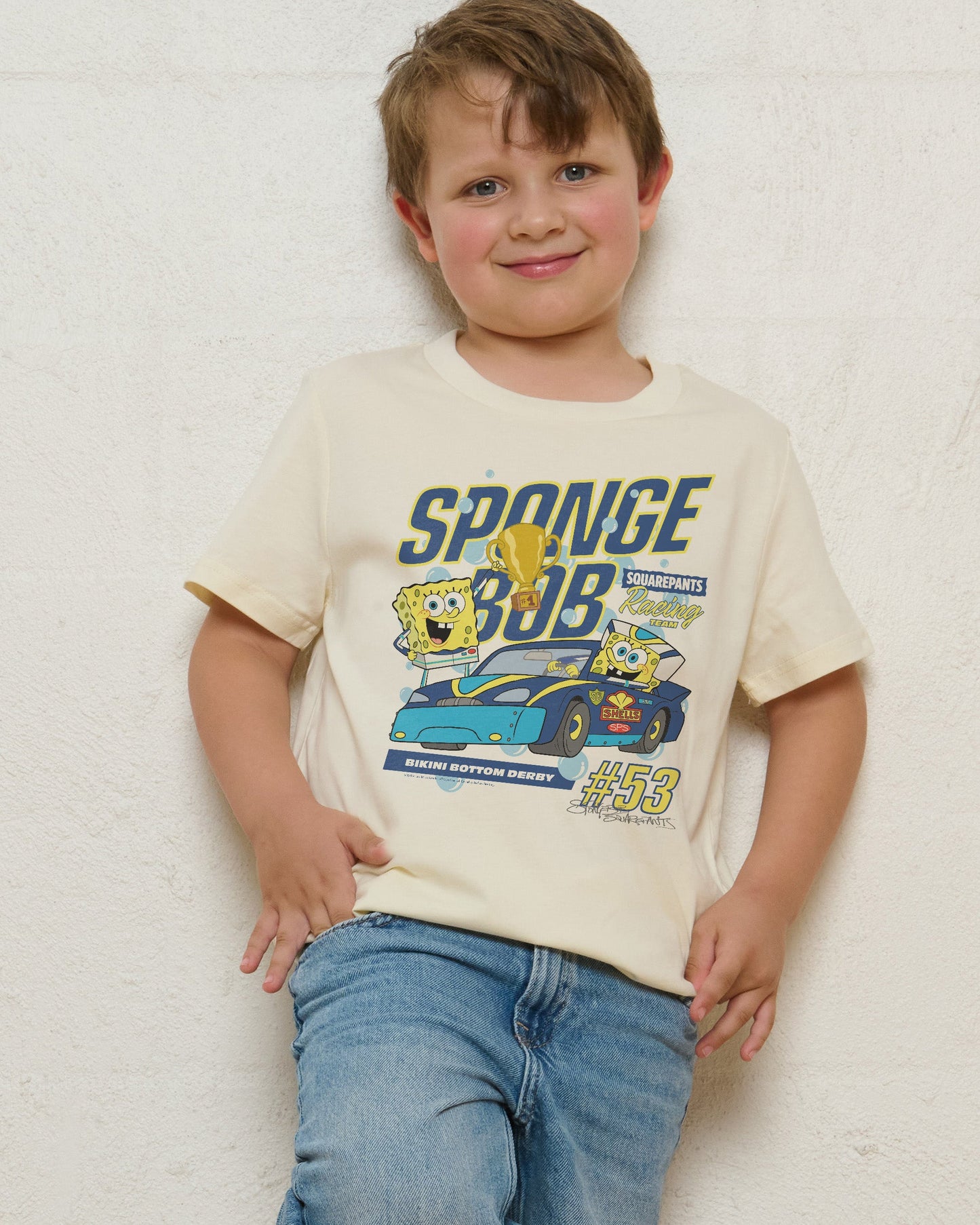 Spongebob Racing Kids T-Shirt