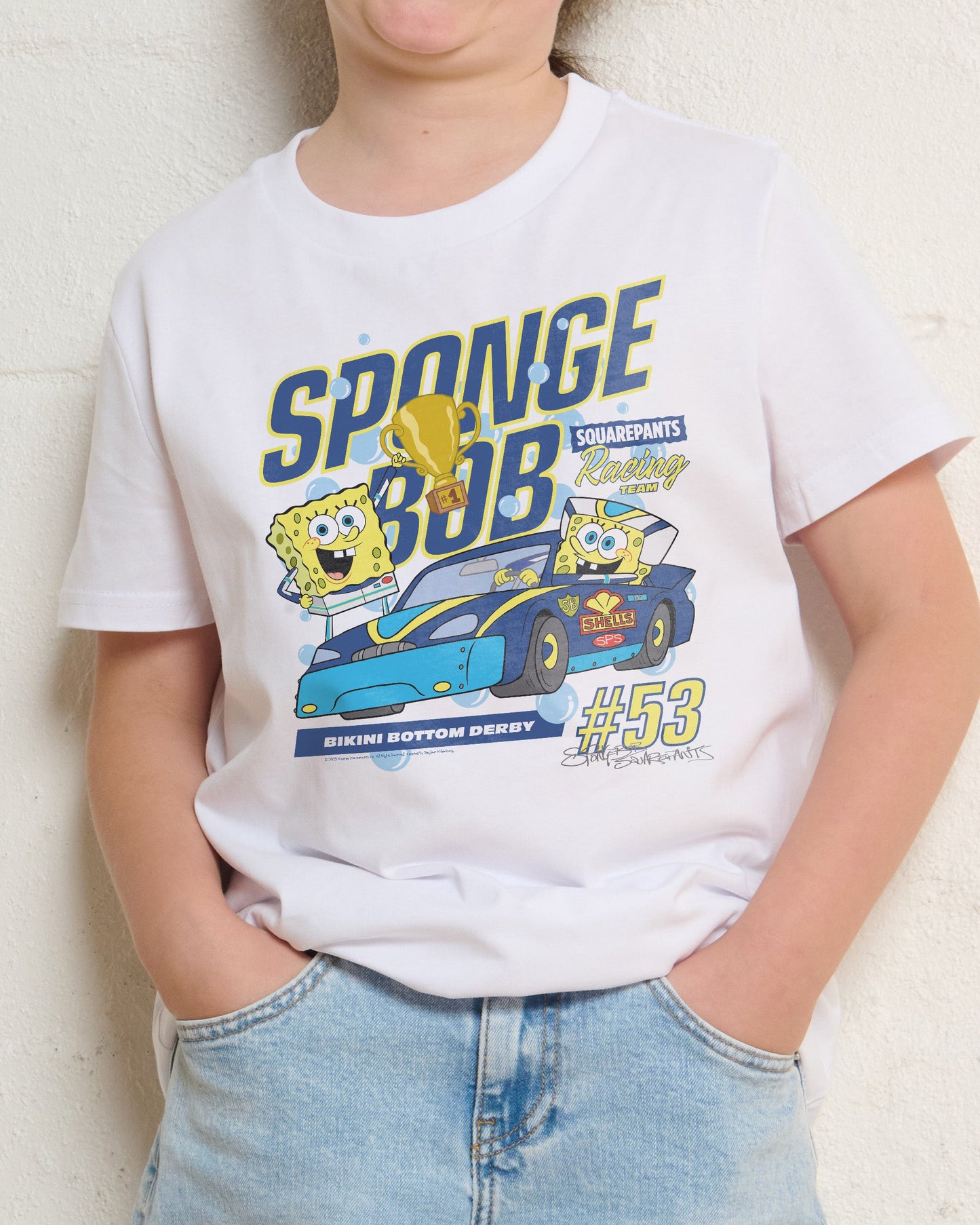 Spongebob Racing Kids T-Shirt