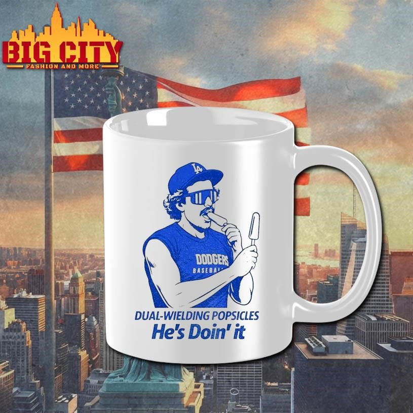 Kiké Hernandez Dual Wielding Popsicles He’s Doin’ It Shirt