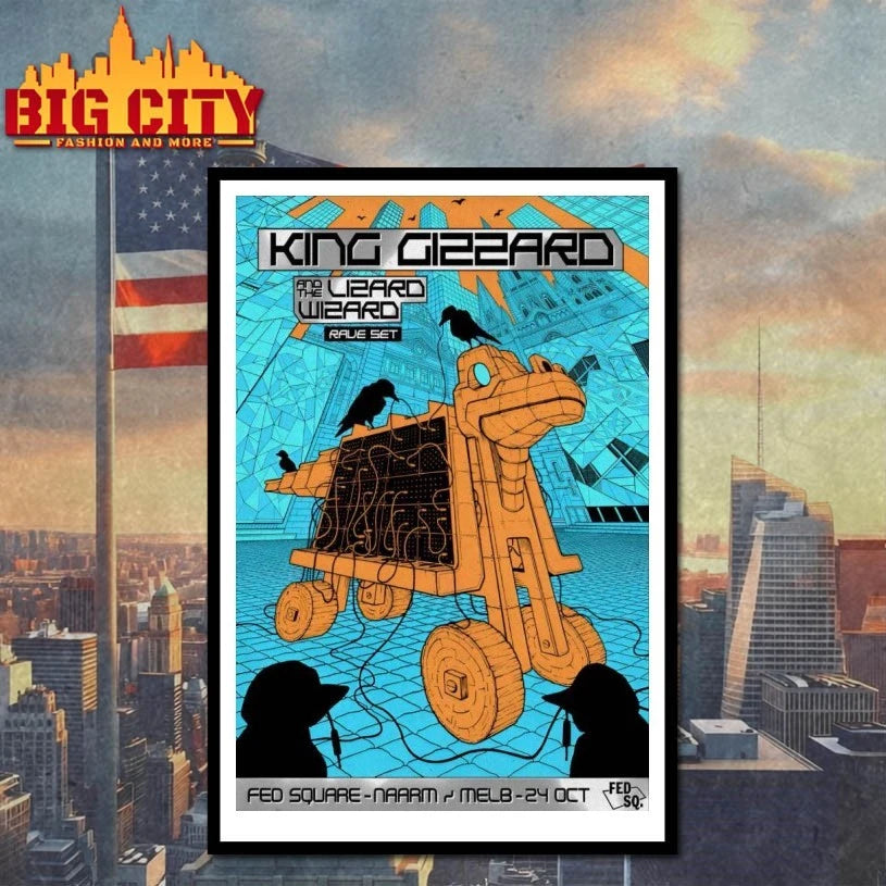 King Gizzard And The Lizard Wizard 10.24.2025 Melbourne, Australia Poster Shirt