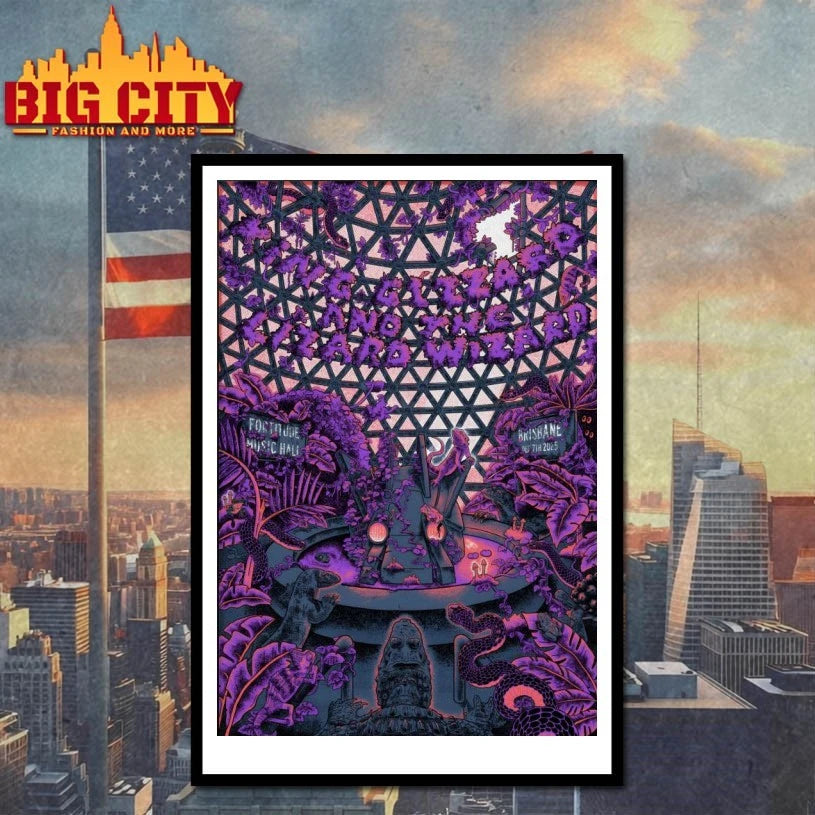 King Gizzard And The Lizard Wizard 12.7.2025 Brisbane AUS Poster shirt
