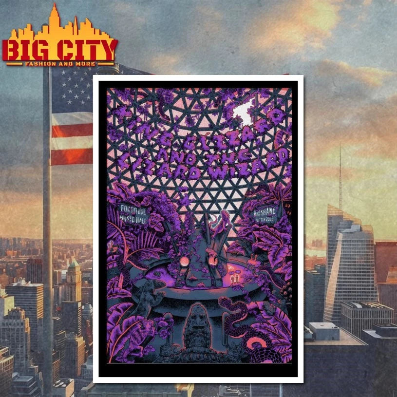 King Gizzard And The Lizard Wizard Fortitude Music Hall Brisbane AUS Dec 7 2025 Poster shirt