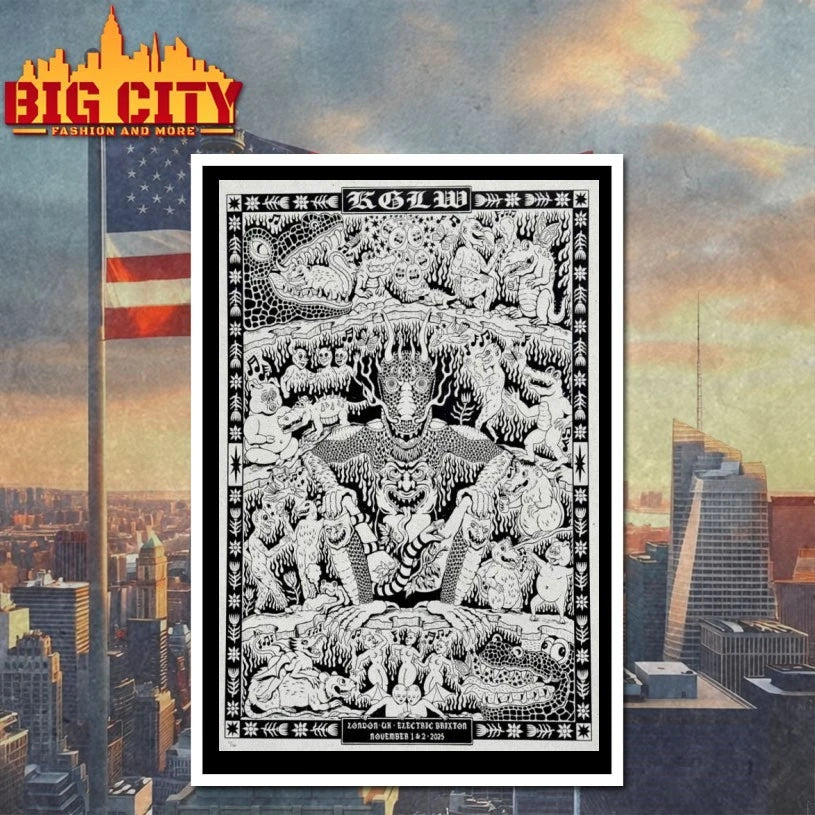 King Gizzard And The Lizard Wizard Nov 1 2025  In London Poster shirt