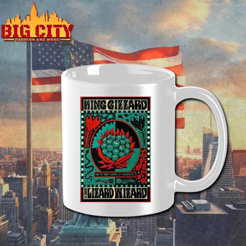 King Gizzard &amp; The Lizard Wizard November 12 2025 Gasometers Vienna Poster Shirt