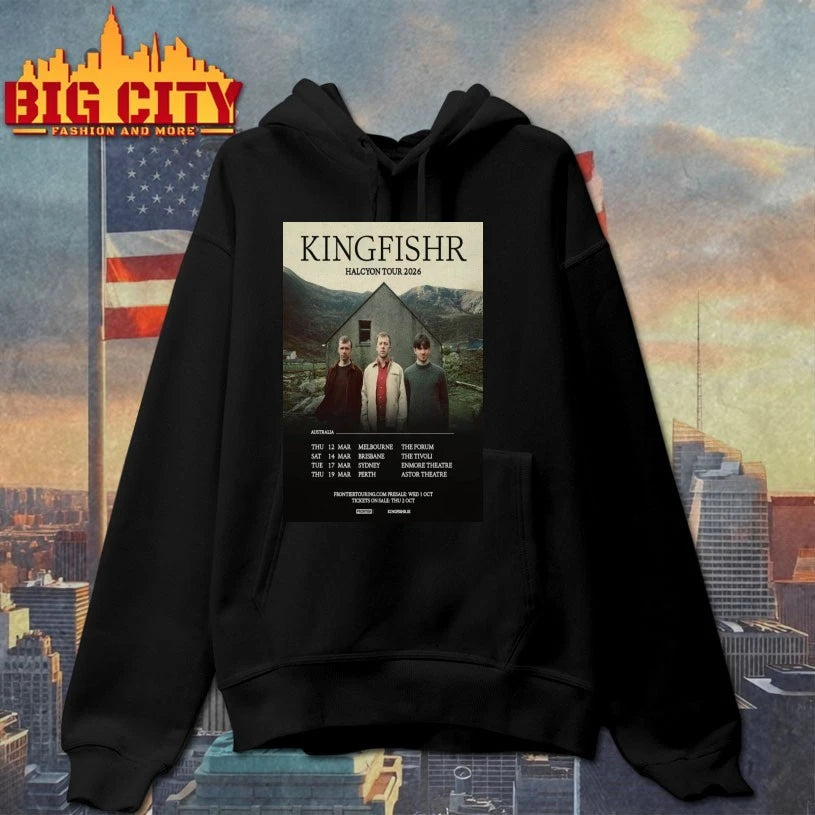 Kingfishr Halcyon Tour 2026 Poster shirts