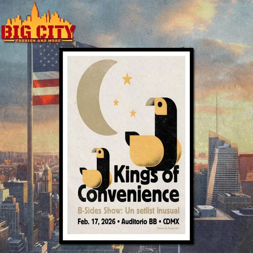 Kings Of Concenience Feb 17 2026 Ciudad de México Poster Shirt
