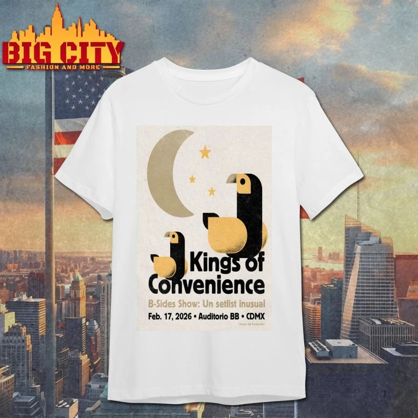 Kings Of Concenience Feb 17 2026 Ciudad de México Poster Shirt