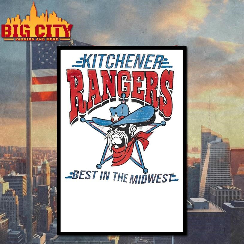 Kitchener Rangers OHL Hockey best in the midwest shirt