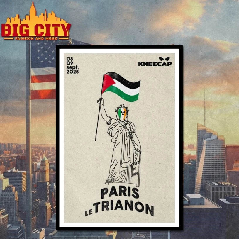 Kneecap Le Trianon, Paris Poster Sep 9 2025 Poster shirt