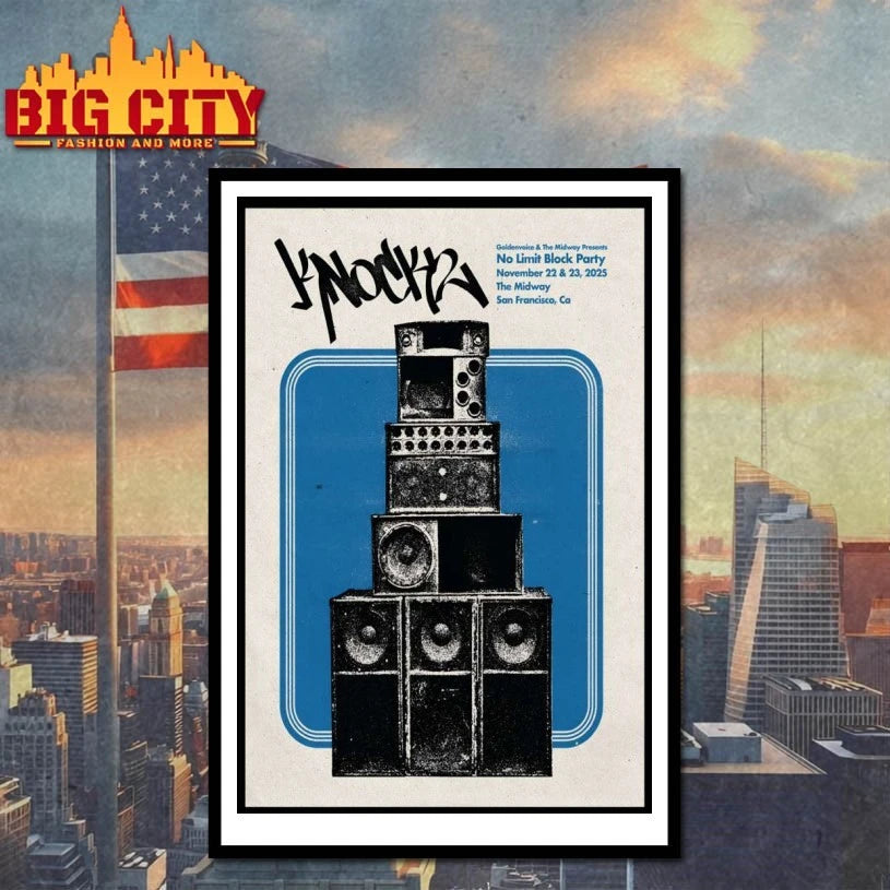 Knock2 Nov 22-23 2025 The Midway in San Francisco CA Poster shirt