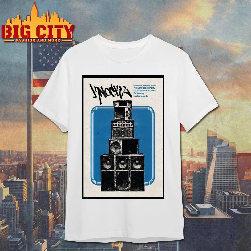 Knock2 Nov 22-23 2025 The Midway in San Francisco CA Poster shirt