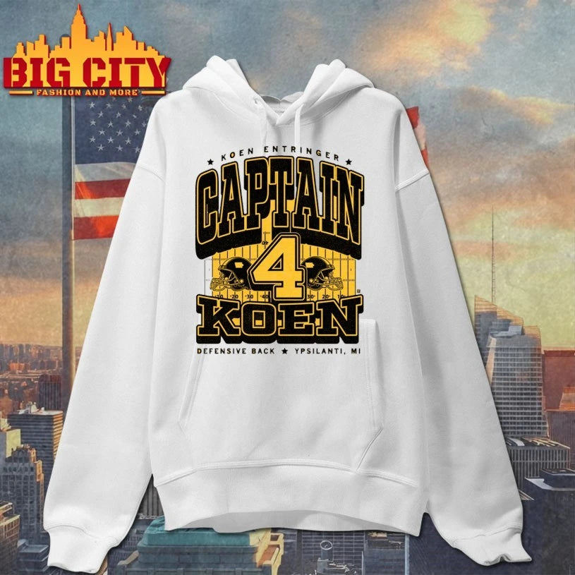 Koen Entringer Captain Koen Defensive back Ypsilanti Shirt