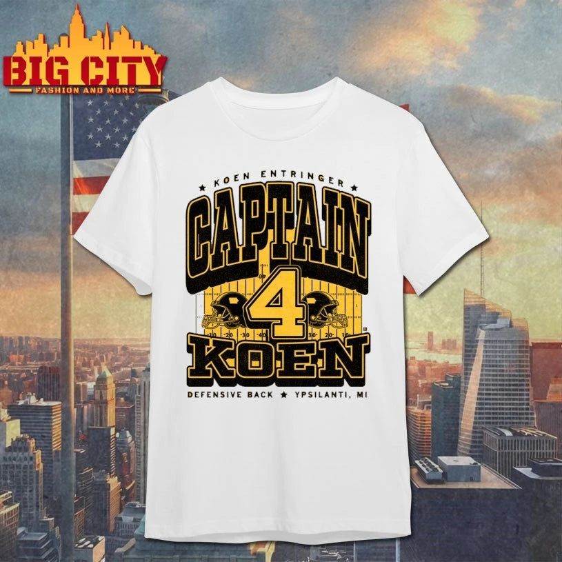 Koen Entringer Captain Koen Defensive back Ypsilanti Shirt