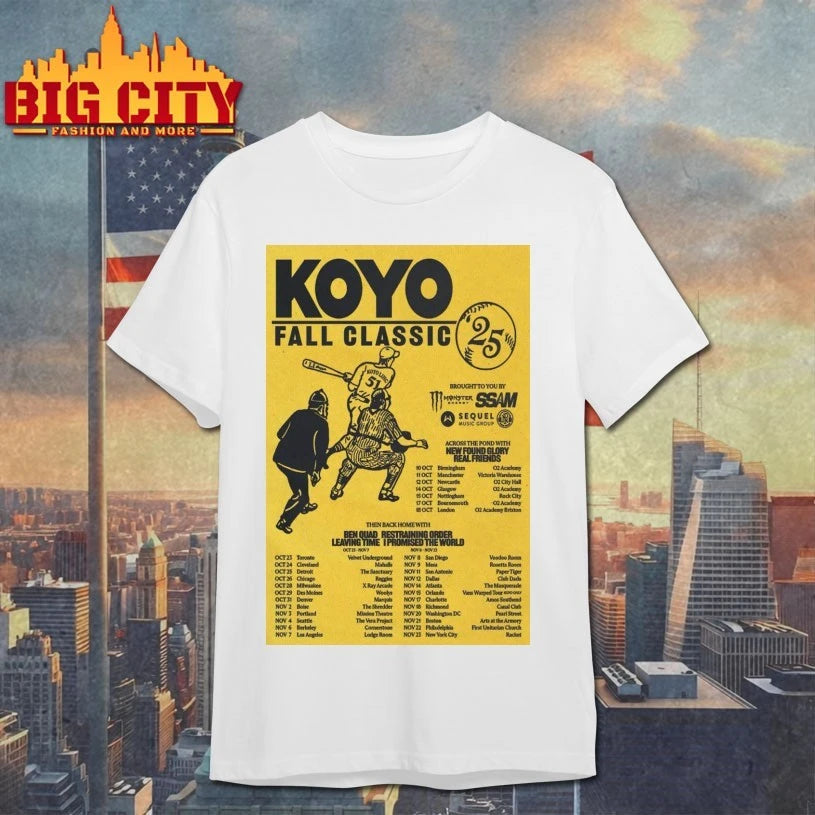 Koyo Live Fall 2025 Tour Poster shirt