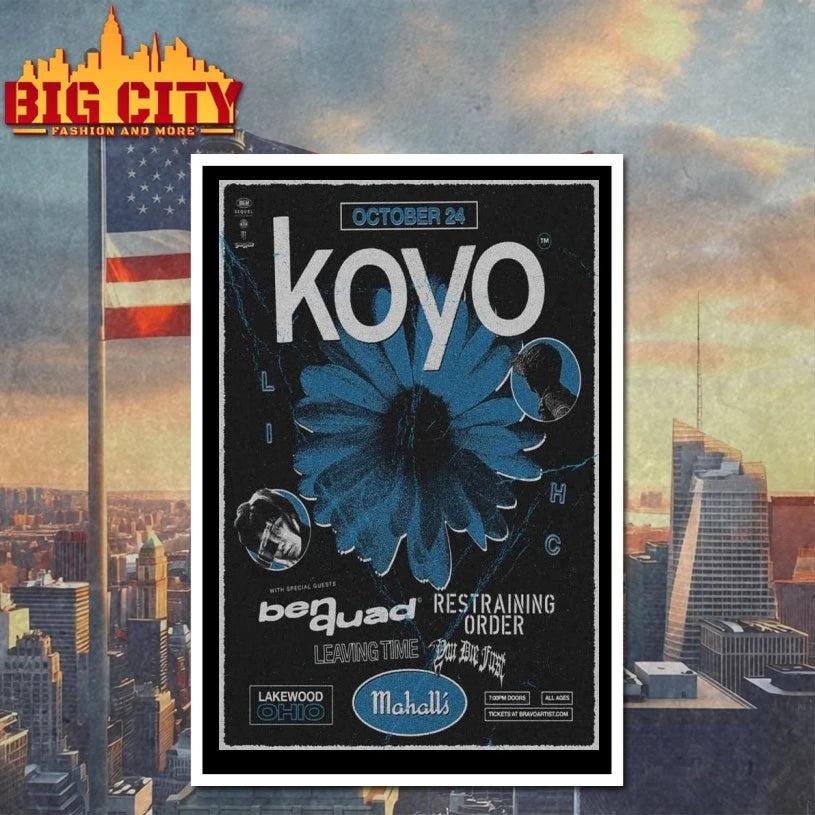 Koyo Live In Lakewood Poster shirts